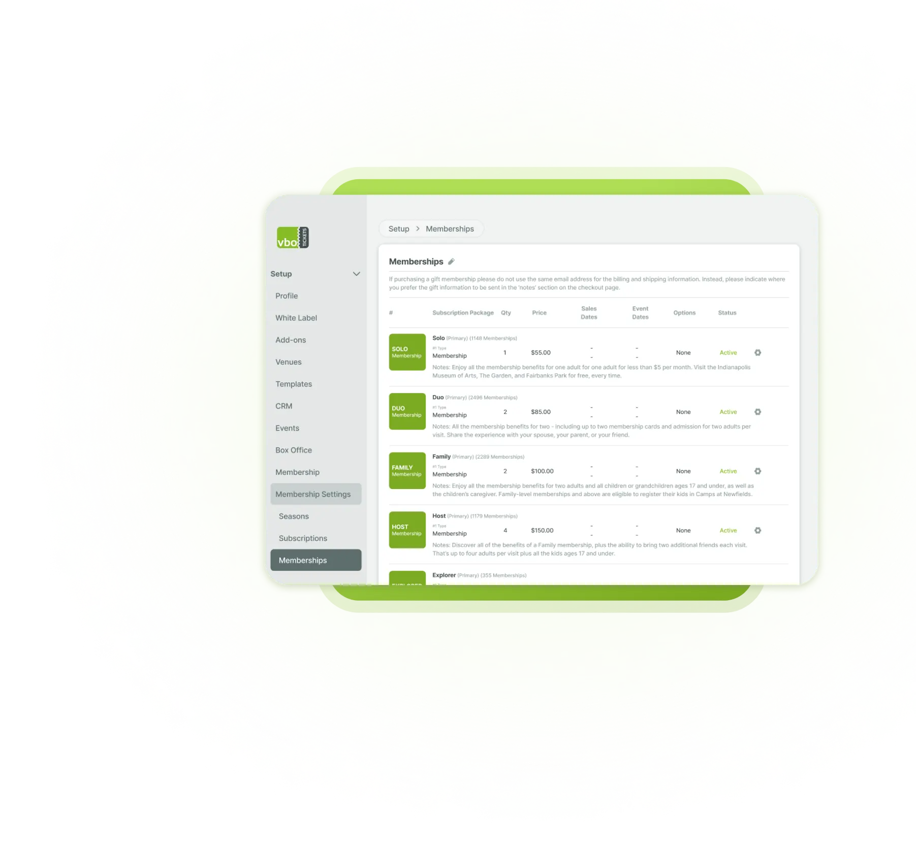 Memberships for event ticketing by VBO Tickets powers growth